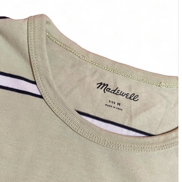 Madewell Mint Green Oversized Cotton Tshirt - Picture 3 of 6